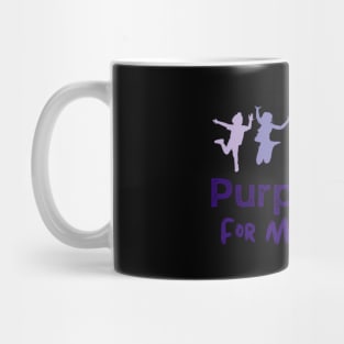 Purple Up For Military Month Of Military Child Mug